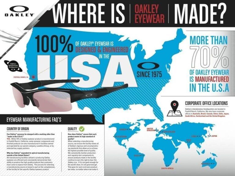USA or China? Where are Oakleys Made? Oakley Forum