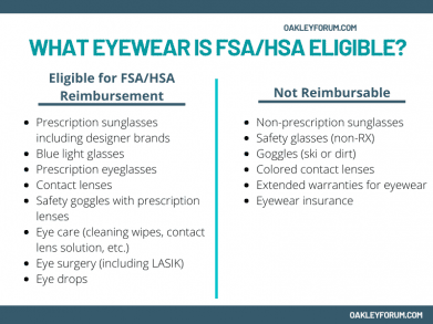 What Rec Specs Eyewear Is FSA/HSA Eligible?