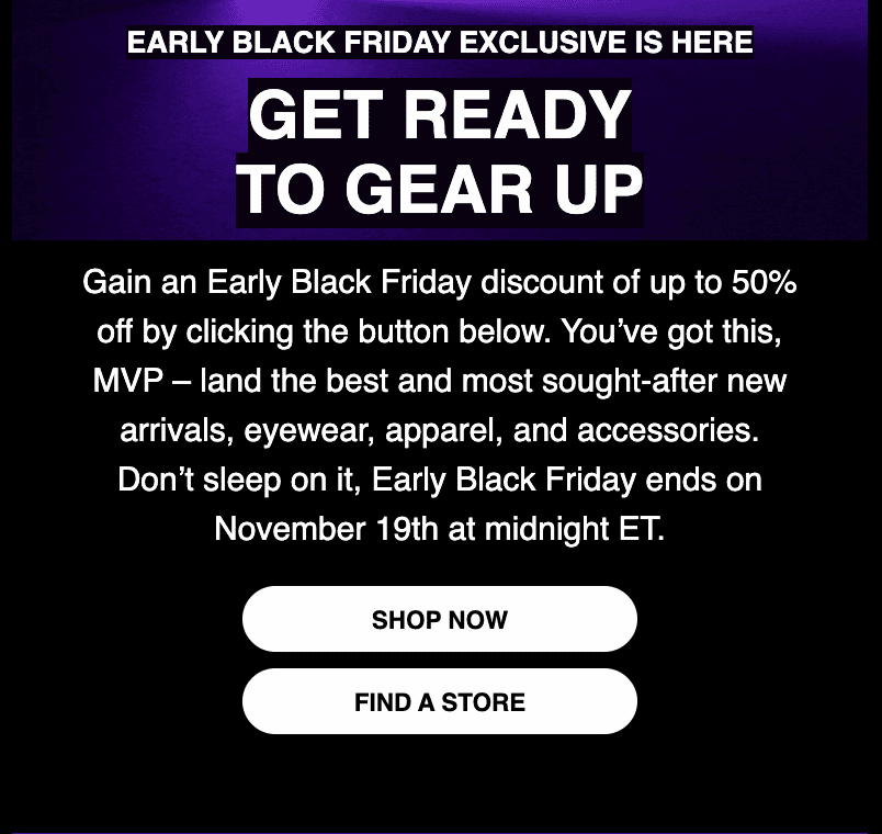 Oakley black on sale friday promo code